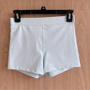 Forever 21 Light Blue Iridenscent Active Shorts